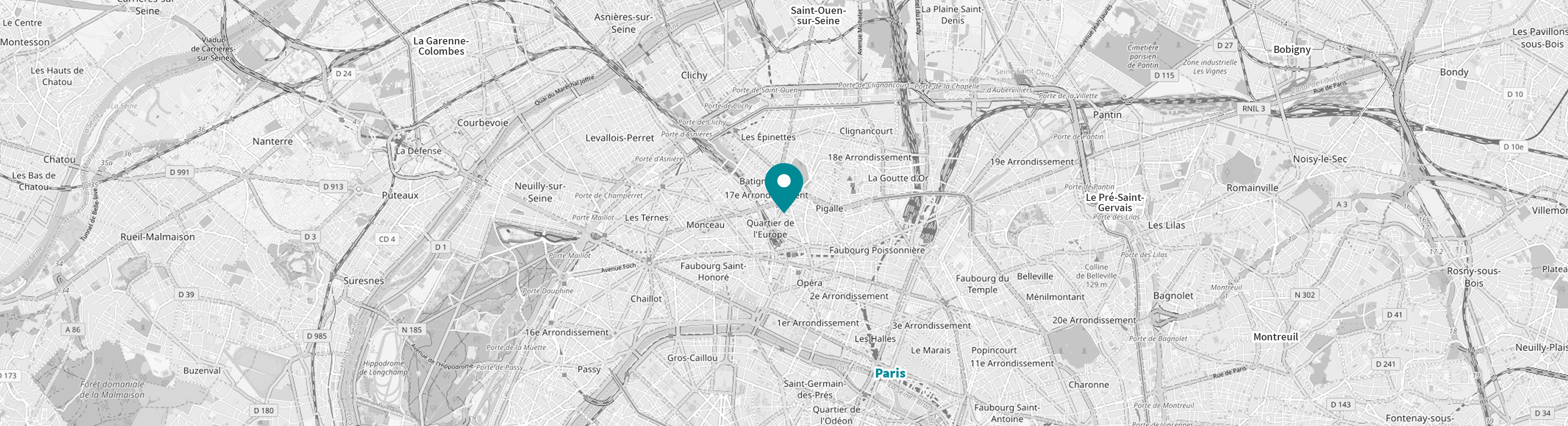 The French location of IDS Paris is marked on the map.