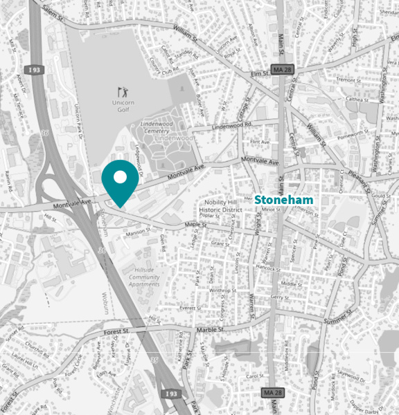 The US location of IDS Stoneham is marked on the map.