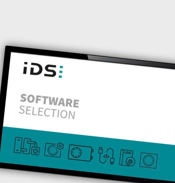 Screen on the right-hand side of the screen showing the IDS Software Selection.