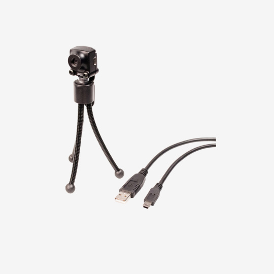 uEye XS starter set with small black tripod and USB2 cable